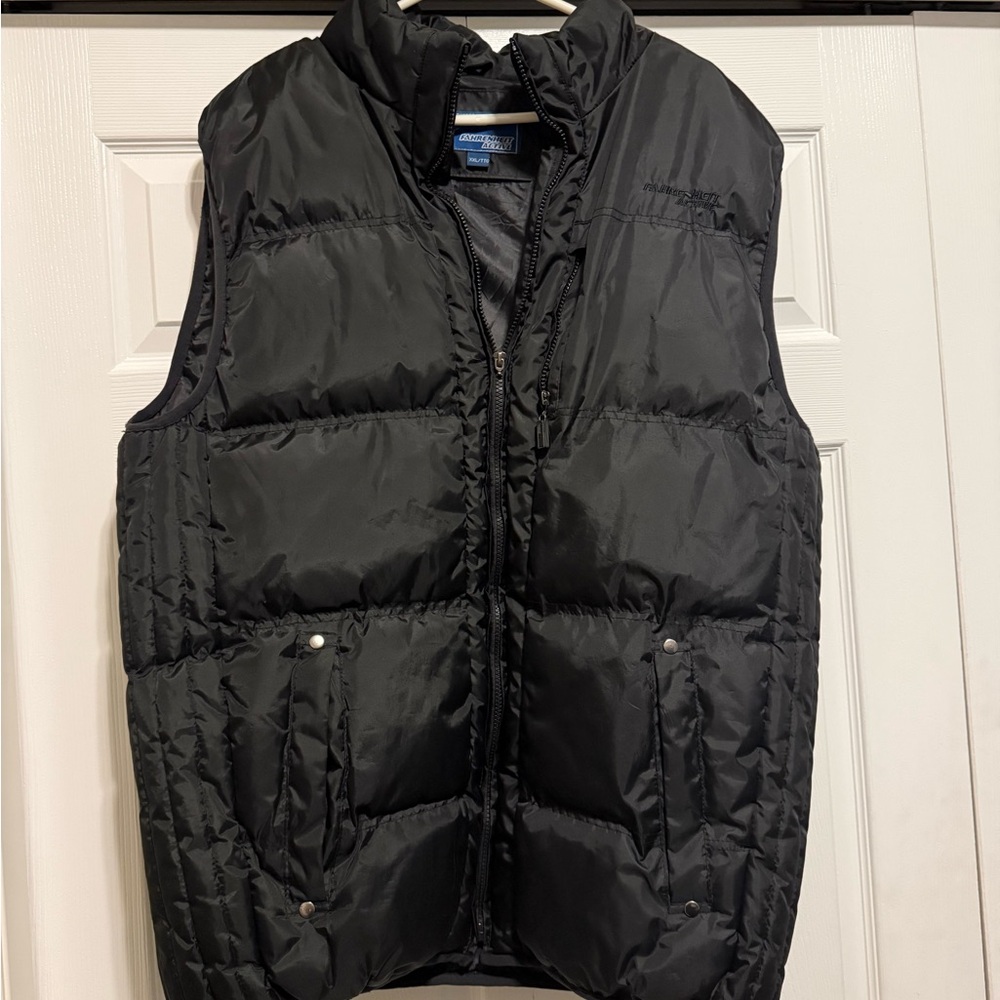 Fahrenheit Men's Black Winter Quilted Vest